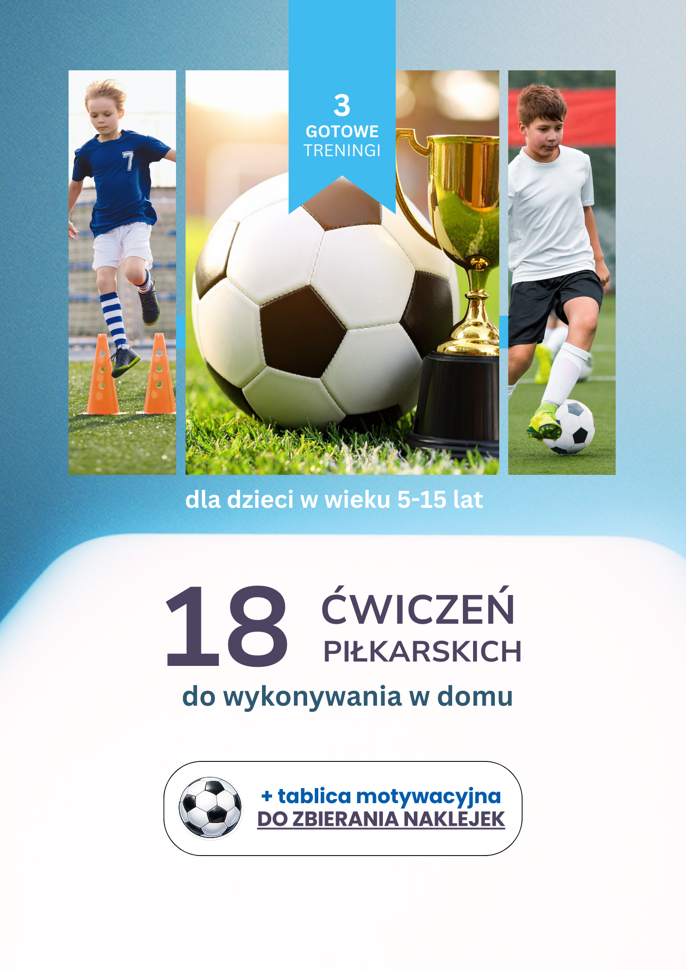 18 ćwiczeń piłkarskich z dzieckiem w domu e-book
